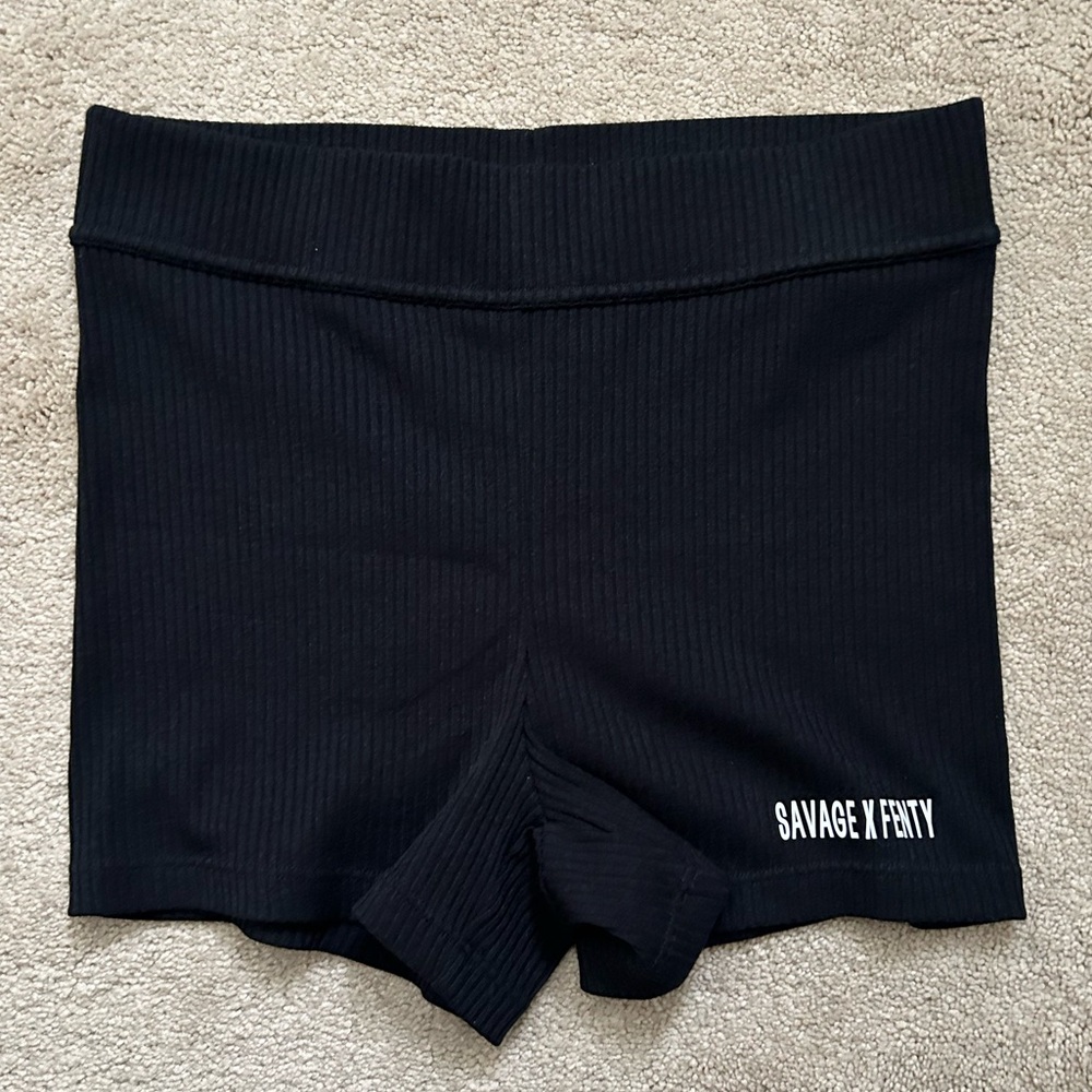 Savage X Fenty Ribbed Shorts